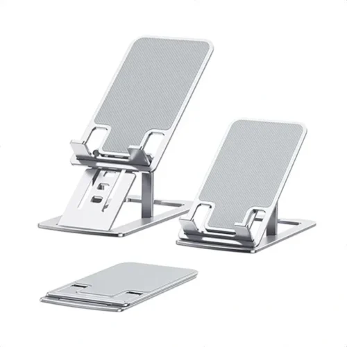 TECNOMAYORISTA COLOMBIA SOPORTE DE CELULAR PARA MESA ULTRA DELGADO PLATEADO 2