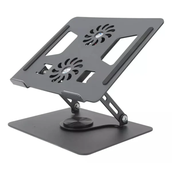 TECNOMAYORISTA BASE SOPORTE PARA PORTÁTIL CON 2 VENTILADOR YL-906 1