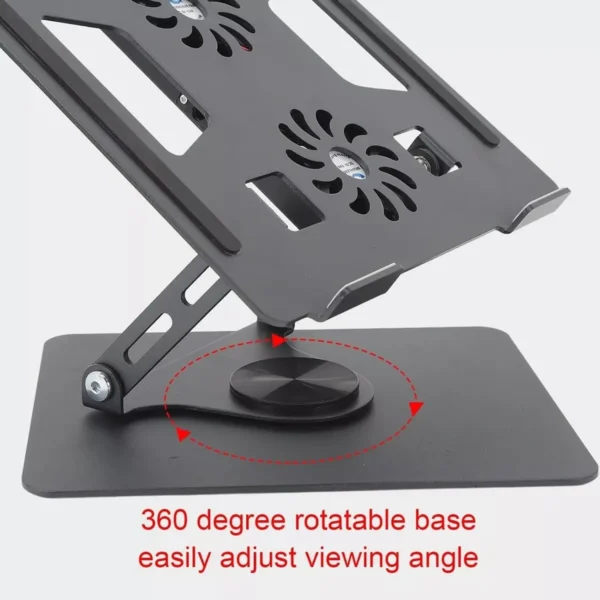 TECNOMAYORISTA BASE SOPORTE PARA PORTÁTIL CON 2 VENTILADOR YL-906 1