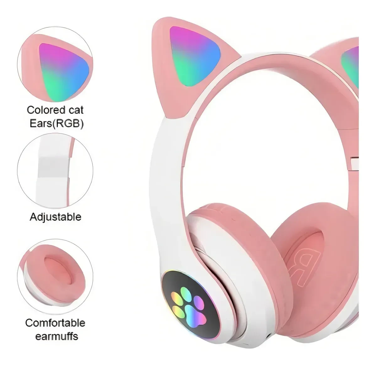 TECNOMAYORISTA DIADEMA BLUETOOTH OREJA STN28 MORADO