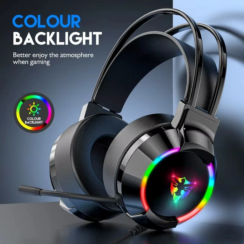 TECNOMAYORISTA DIADEMA GAMER CON LUZ RGB G606 2