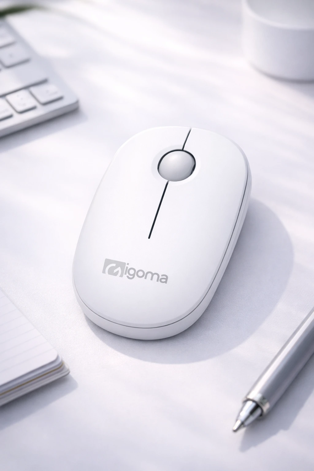 Tecnomayorista mouse igoma inalambrico WM 64 BLANCO 2