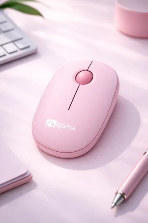 Tecnomayorista mouse igoma inalambrico WM 64 ROSADO 2