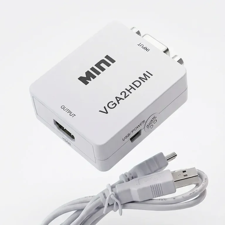 TECNOMAYORISTA COLOMBIA CONVERTIDOR VGA A HDMI ACTIVO